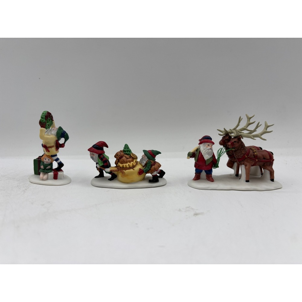 Department 56 1988 Vintage HVC Santa's Little Helpers Set Of 3 5610-3 Retired